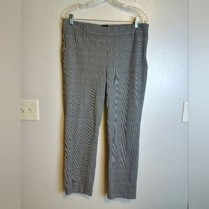 Talbots Chatham Slim Plaid Houndstooth Ankle Pants Size 12